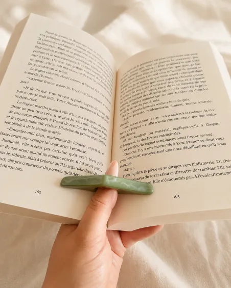 Bague de lecture en résine - Support de livre