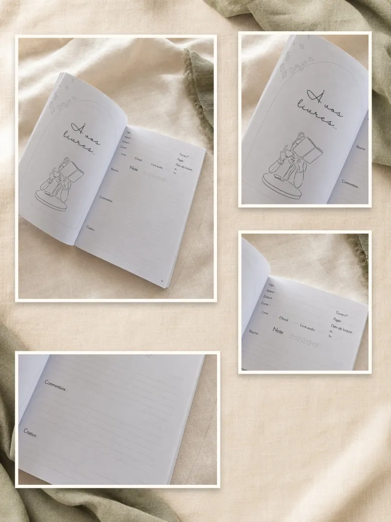 Journal de lecture Line - 100 fiches