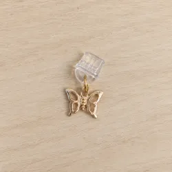 Bijou de liseuse Papillon doré USB-C