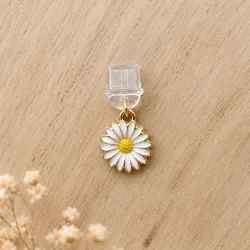 Bijou de liseuse Marguerite – Bouchon USB-C
