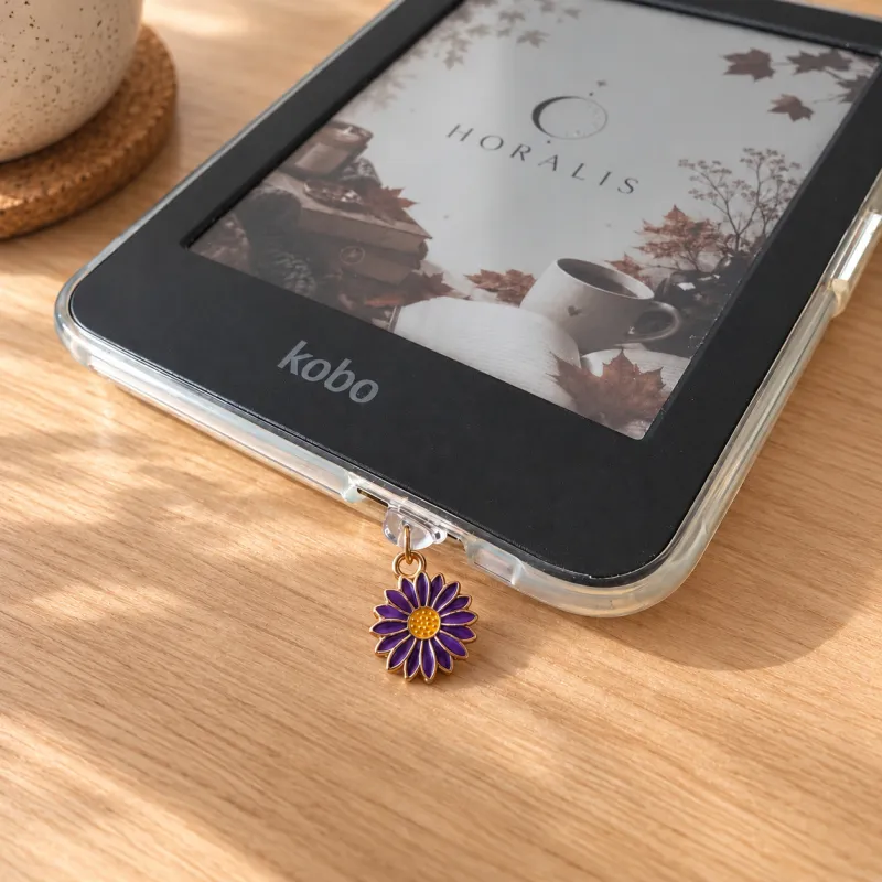 Bijou de liseuse Marguerite – Bouchon USB-C