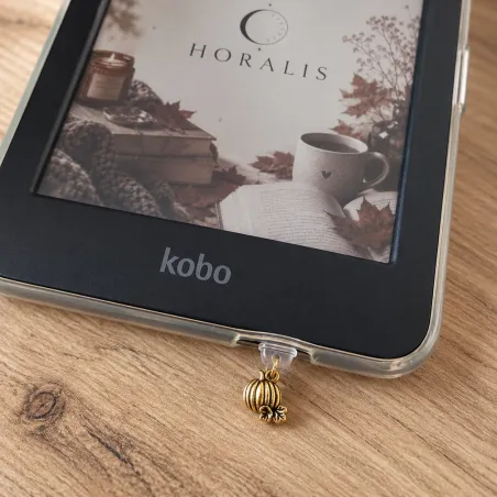 Bijou de liseuse Citrouille – Bouchon USB-C