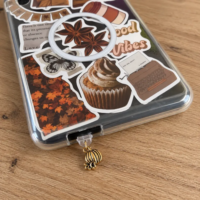 Bijou de liseuse Citrouille – Bouchon USB-C
