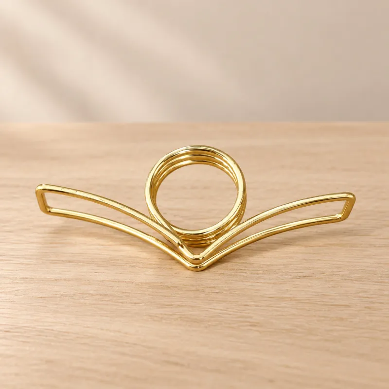 Support de livre - Bague de lecture dorée