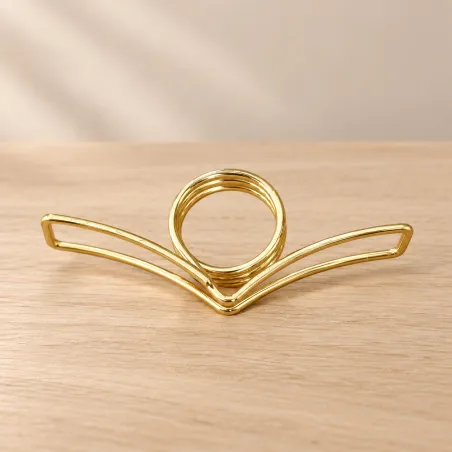 Support de livre - Bague de lecture dorée