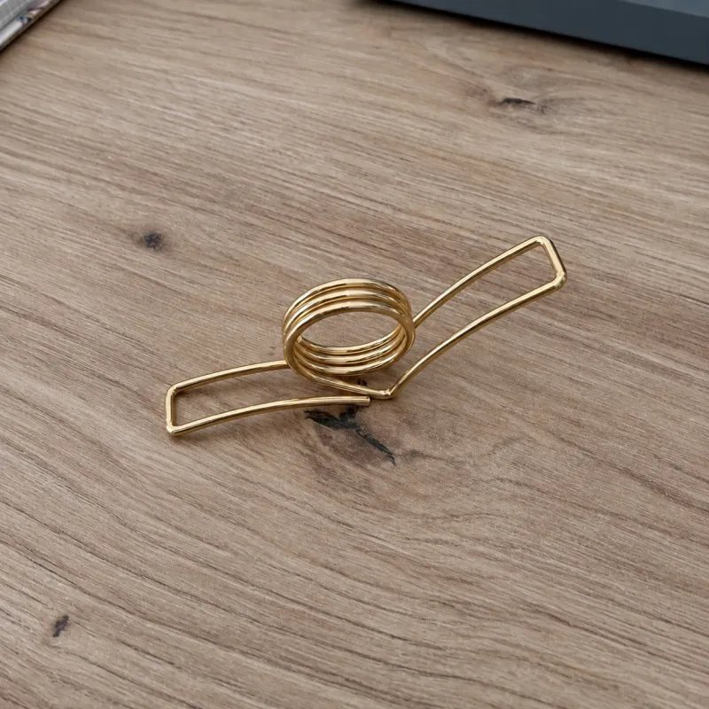 Support de livre - Bague de lecture dorée