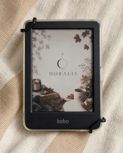 Poignée pour liseuse noire – Support Kindle & Kobo