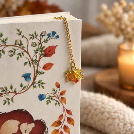 Marque-page automne Feuille Falling Love