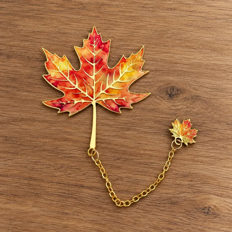 Marque-page automne Feuille Falling Love