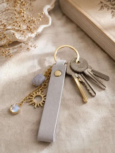 Porte-clés à breloques Aurore